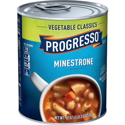 Progresso Vegetable Minestrone Souo, 12 x 19 oz Case - DOT product image 7