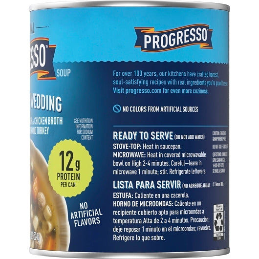 Progresso Italian-Style Wedding Soup, 12 x 18.5 oz Case - DOT product image 8