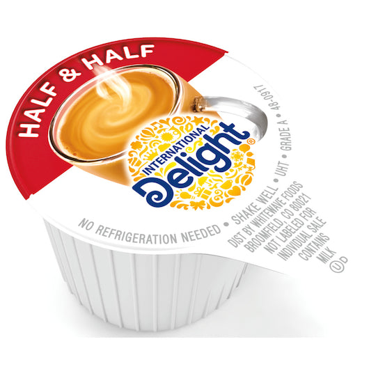 International Delight Coffeehouse Inspirations Aseptic Half & Half Portion Control Creamer, 1 x 180 ct Case - DOT product image 7