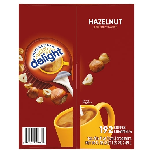 International Delight Hazelnut Liquid Creamer Single Serve, 1 x 192 x 192 ct Case - DOT product image 4