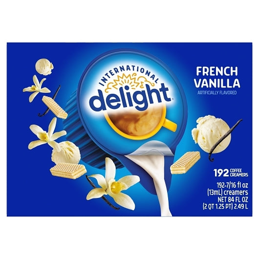 International Delight French Vanilla Single Serve, 1 x 192 x 192 ct Case - Snacks