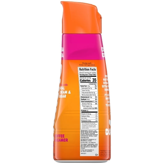 Dunkin Donuts Extra Extra Coffee Creamer, 6 x 32 fl oz Case - DOT product image 6