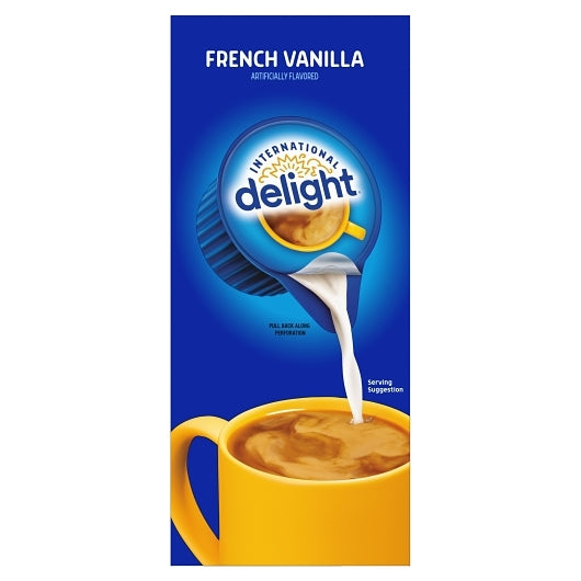 International Delight French Vanilla Liquid Creamer Single Serve, 4 x 48 ct Case - DOT product image 3