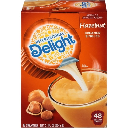 International Delight Hazelnut Liquid Creamer Single Serve, 4 x 48 ct Case - DOT product image 2