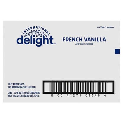 International Delight Gluten Free French Vanilla Creamer Single Serve, 1 x 288 ct Case - DOT product image 1