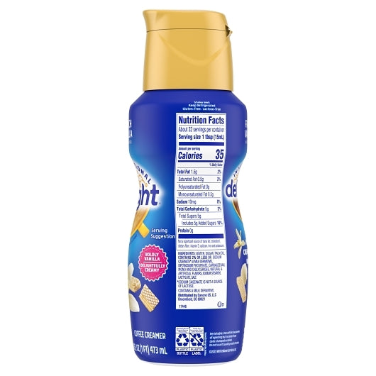 International Delight French Vanilla Gourmet Coffee Creamer, 6 x 16 fl oz Case - DOT product image 3