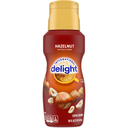 International Delight Hazelnut Coffee Creamer, 6 x 16 fl oz Case - DOT product image 2