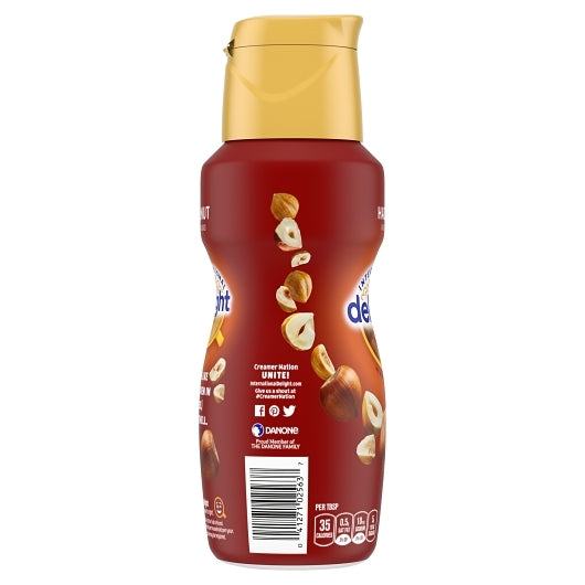 International Delight Hazelnut Coffee Creamer, 6 x 16 fl oz Case - DOT product image 4