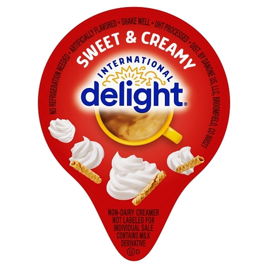 International Delight Sweet Cream Creamer Single Serve, 1 x 288 ct Case - DOT product image 4