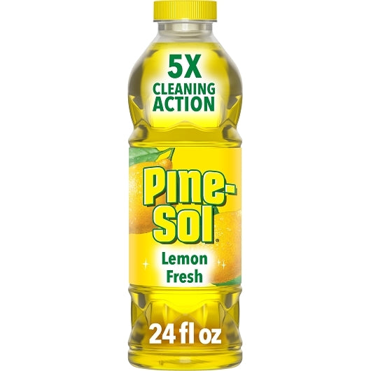 Pine Sol Lemon Citric Acid Formula Cleaner, 12 x 24 fl oz Case - Pantry Ingredients