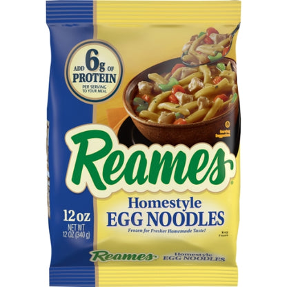 Reames Homestyle Egg Noodles, 8 x 12 oz Case - Pantry Ingredients