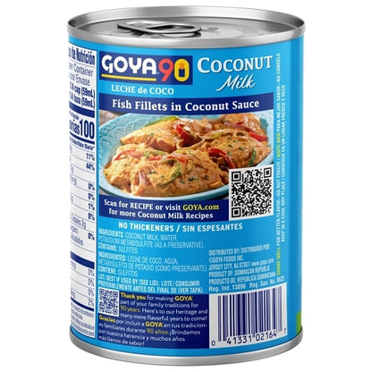 Goya Coconut Milk, 24 x 13.5 fl oz Case - DOT product image 3