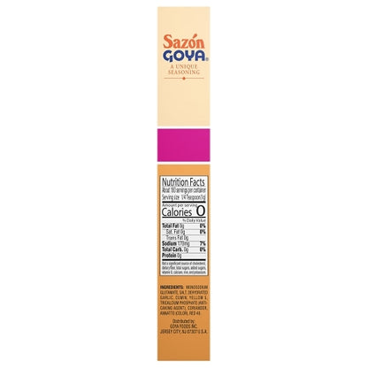 Goya Sazon Coriander & Annatto Jumbo Pack, 15 x 6.33 oz Case - DOT product image 5