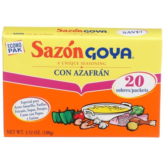 Goya Sazon Coriander/Achte, 36 x 1.41 oz Case - Spices Seasonings