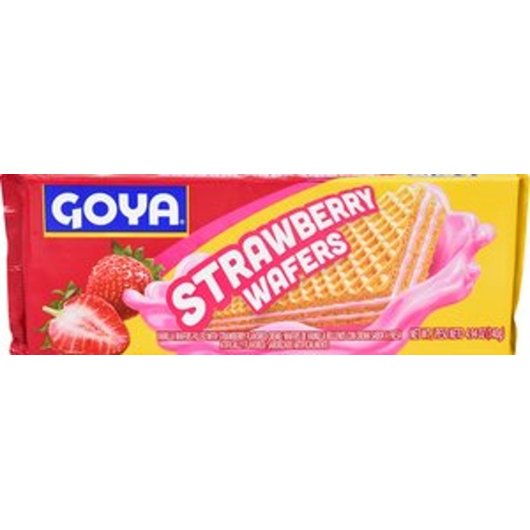Goya Wafer Strawberry, 24 x 4.94 oz Case - Bakery & Desserts