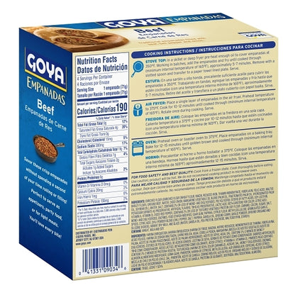 Goya Beef Empanadas, 12 x 10 oz Case - DOT product image 2