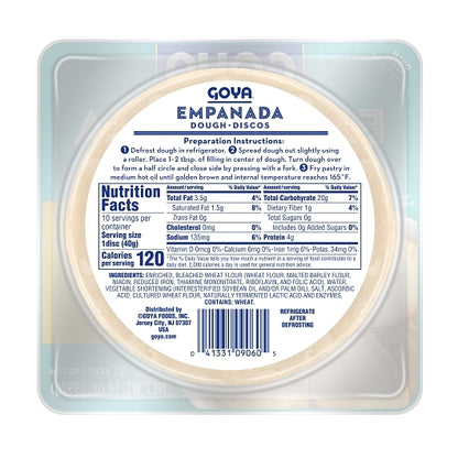 Goya Empanada/Pastry Dough, 24 x 14 oz Case - DOT product image 2
