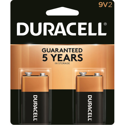 Duracell Coppertop 9 Volt Two Pack, 4 x 12 x 2 each Case - Batteries