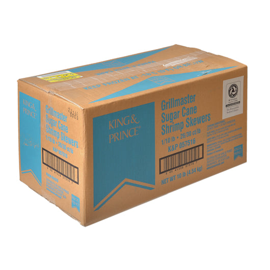 King and Prince Sugar Cane Shrimp Skewer, 1 x 10 lb Case - DOT product image 4