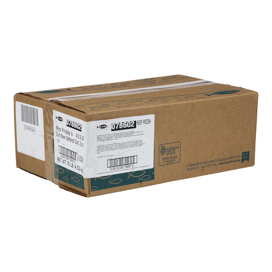 Mrs. Friday's 2 Oz Craft Beer Battered Cod Fillet, 4 x 2.5 lb Case - DOT product image 5