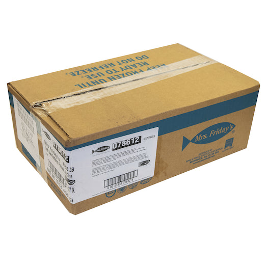 Mrs. Friday's 2-3 Oz Craft Beer Battered Alaskan Pollock, 4 x 2.5 lb Case - DOT product image 6