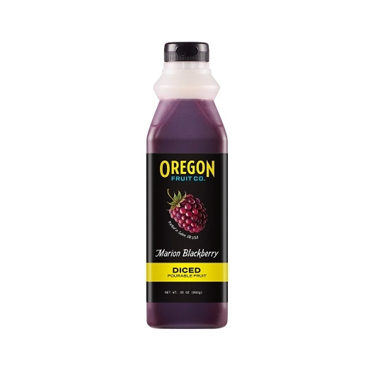 Oregon Fruit Co. Original Marion Blackberry Puree, 6 x 35 oz Case - Frozen Fruit