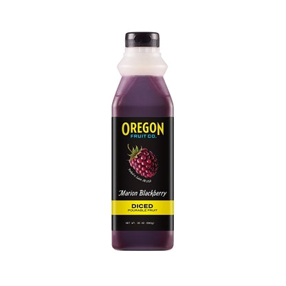 Oregon Fruit Co. Original Marion Blackberry Puree, 6 x 35 oz Case - Frozen Fruit