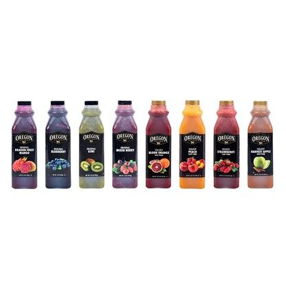 Oregon Fruit Co. Velvet Passion Fruit Puree, 6 x 32 fl oz Case - Frozen Fruit