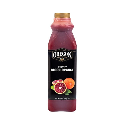 Oregon Fruit Blood Orange Velvet Puree, 6 x 32 fl oz Case - Frozen Fruit