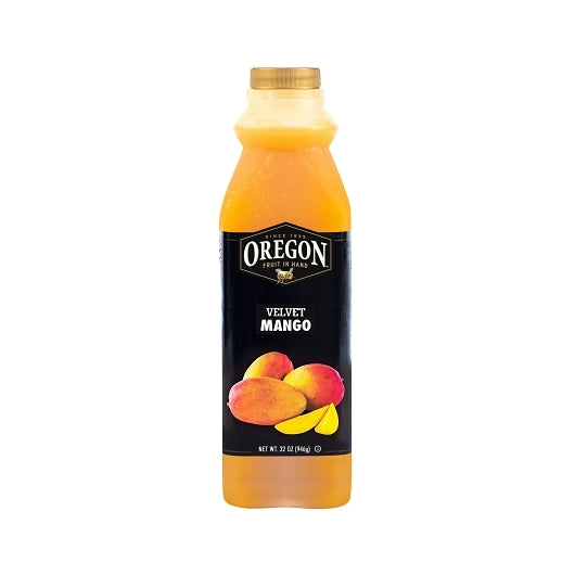 Fruit in Hand Velvet Mango Puree, 6 x 32 fl oz Case - Frozen Fruit