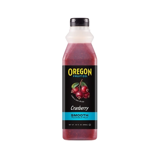 Fruit In Hand Velvet Cranberry Puree, 6 x 32 fl oz Case - Frozen Fruit