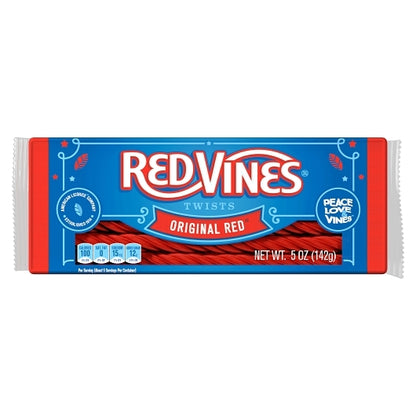 Red Vines Licorice Original Red Twists Box, 24 x 5 oz Case - Candy & Confections