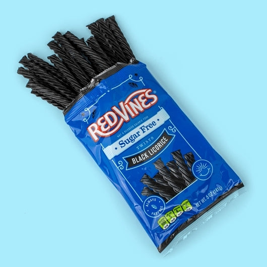 Red Vines Sugar Free Black Licorice Twists, 12 x 5 oz Case - DOT product image 5