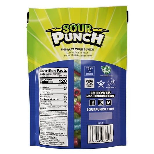 Sour Punch Assorted Bites, 6 x 3.375 lb Case - DOT product image 2