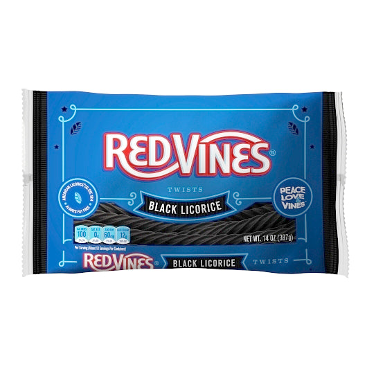 RedVines Black Licorice Case, 12 x 14 oz Case - Candy & Confections