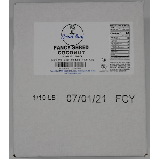 MarxCoconut Sweeted Fancy Coconut Fancy Shred, 1 x 4.5 KG Case - DOT product image 7