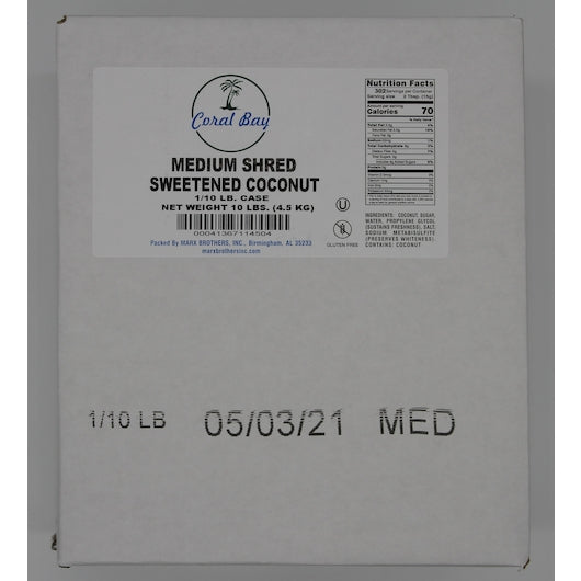 Coral Bay Sweetened Coconut Medium Shredded, 1 x 4.5 KG Case - DOT product image 8