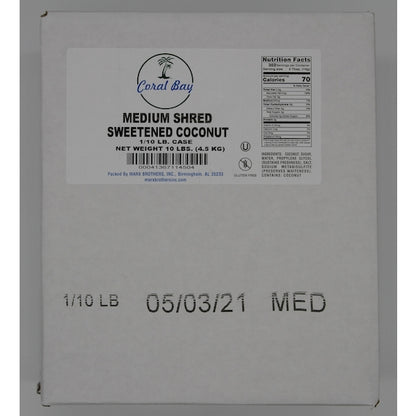 Coral Bay Sweetened Coconut Medium Shredded, 1 x 4.5 KG Case - DOT product image 8