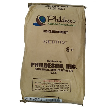 Coconut Medium Unsweetened Desiccated Medium Shredded Coconut, 1 x 25 lb Case - DOT product image 8