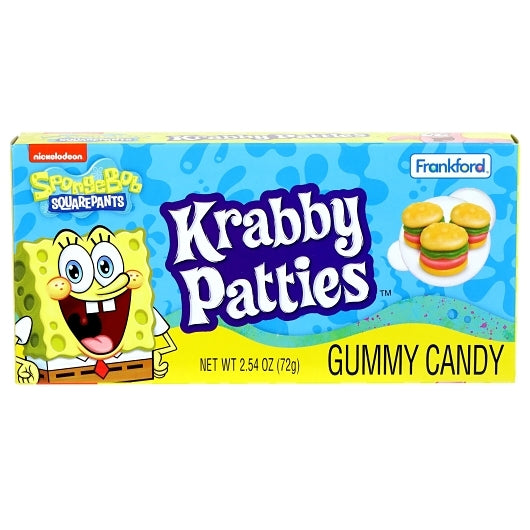 Frankford Krabby Patty Regular Theater Box Gummy Candy Box, 12 x 2.54 oz Case - Candy & Confections