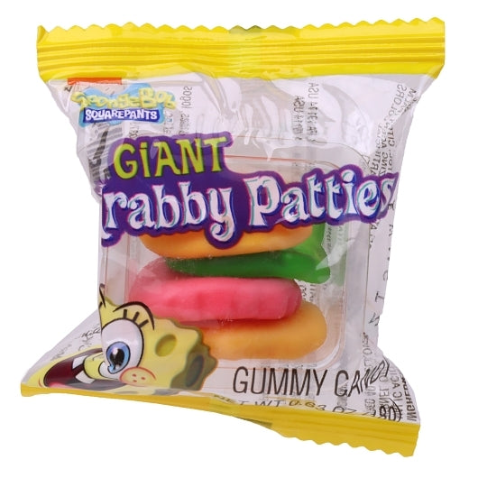 Frankford Candy Giant Krabby Patty Original, 6 x 36 x 0.63 oz Case - Candy & Confections