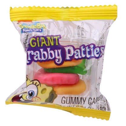 Frankford Candy Giant Krabby Patty Original, 6 x 36 x 0.63 oz Case - Candy & Confections