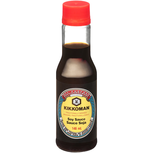 Kikkoman Soy Sauce Bottle, 12 x 148 ML Case - Condiments & Sauces
