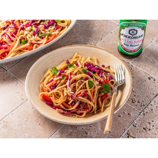 Kikkoman Less Sodium Soy Sauce, 12 x 10 fl oz Case - DOT product image 4
