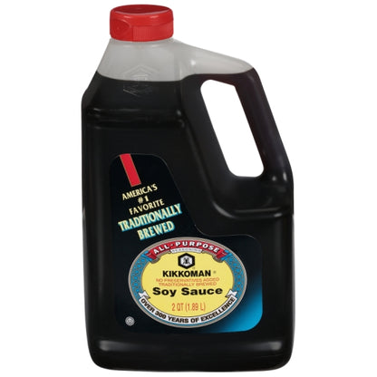 Kikkoman Soy Sauce, 6 x 1.89 LT Case - Condiments & Sauces