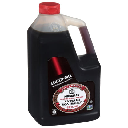 Kikkoman Tamari Gluten Free Soy Sauce, 6 x 0.5 GA Case - DOT product image 2