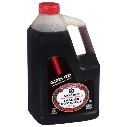 Kikkoman Tamari Gluten Free Soy Sauce, 6 x 0.5 GA Case - DOT product image 2
