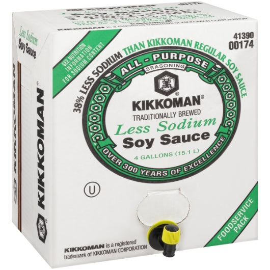 Kikkoman Low Sodium Soy Sauce Bulk, 1 x 4 GA Case - DOT product image 4
