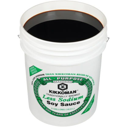 Kikkoman Less Sodium Soy Sauce, 1 x 5 GA Case - DOT product image 7