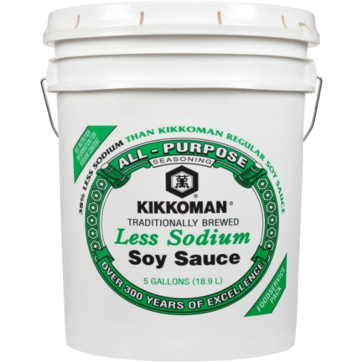 Kikkoman Less Sodium Soy Sauce, 1 x 5 GA Case - DOT product image 3